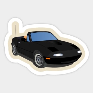 Black Miata Sticker